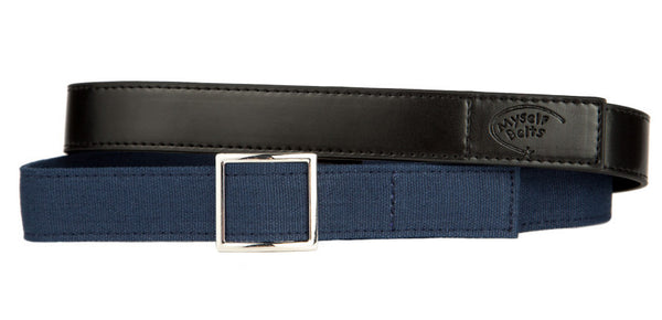 MYSELF BELTS - Genuine Leather Easy Velcro Belt with Faux Buckle - BLA –  Myself Belts