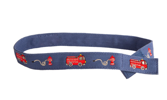 Firetruck Toddler/Boys Belt - Easy Fasten - Buckle Included