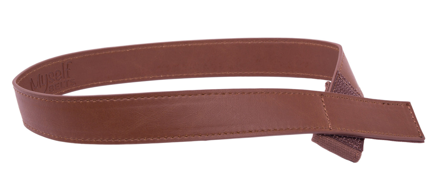 Leather - Black, Dark Brown, Light Brown Toddler/Girls/Boys Belt - Easy Fasten - Buckle Included