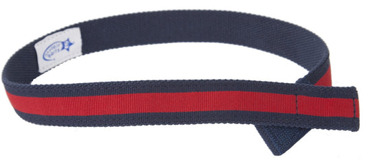 Red Stripe Uniform Toddler/Boys Belt - Easy Fasten - Buckle Included