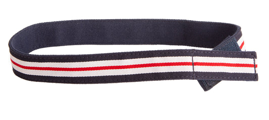 Multi Stripe Ribbon Toddler/Boys Belt - Easy Fasten - Buckle Included