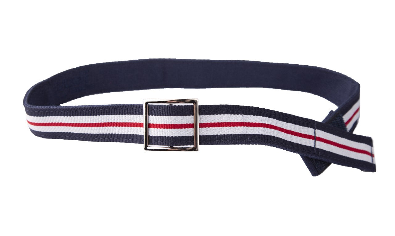 Multi-Stripe Print Easy Velcro Belt For Teens/Adult