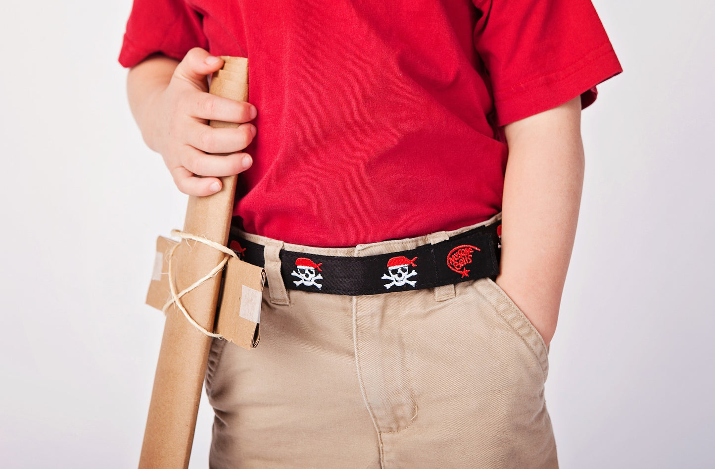 Pirate Toddler/Boys Belt - Easy Fasten - Buckle Included