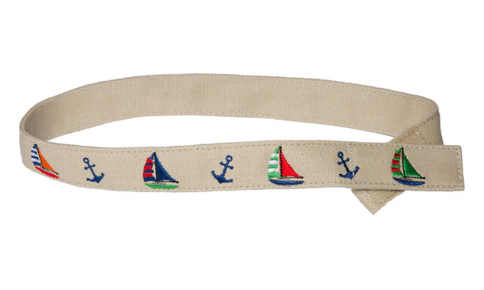 Sailing Todder/Boys Belt - Easy Fasten - Buckle Included